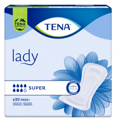 Tena Lady Super Serviettes Absorbantes 30 Protections