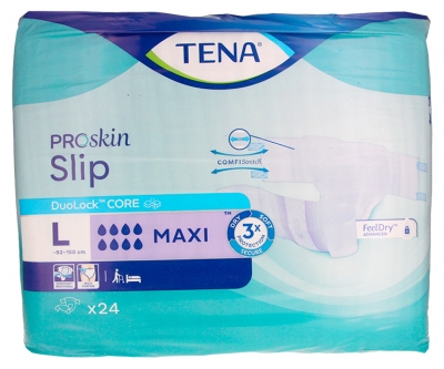 Tena ProSkin Slip Maxi 24 Changes Complets - Taille : Taille L