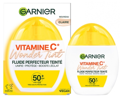 Garnier SkinActive Vitamine C Gekleurde Perfectionerende Fluïde Wonder Tint SPF50+ 40 ml