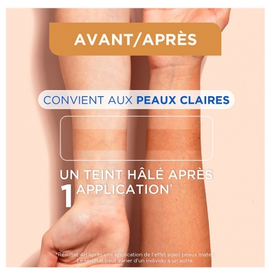 Mixa Lait Corps Nourrissant Effet Soleil Peaux Claires 250 ml