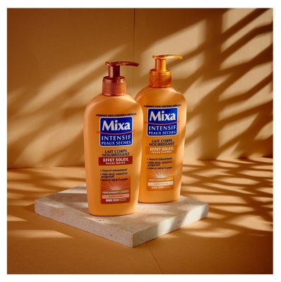 Mixa Voedende Bodylotion met Zongekust Effect Lichte Huid 250 ml