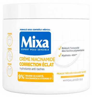 Mixa Creme Niacinamid Ausstrahlungskorrektur 400 ml