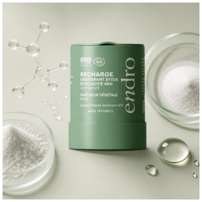 Endro Desodorante en Barra 48 H Frescor Vegetal Recarga Bio 50 g
