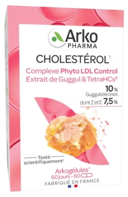 Arkopharma Arkogélules Phyto LDL Control Complex Guggul Extract & TetraHCs 60 kapslar