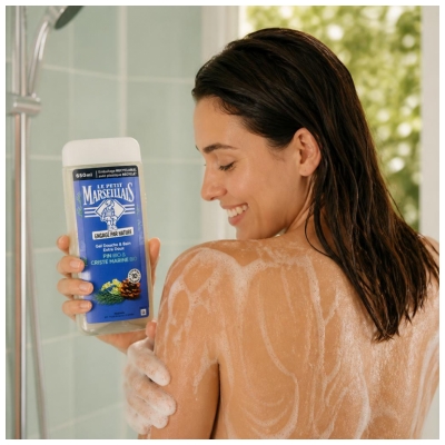 Le Petit Marseillais Extra Gentle Shower & Bath Gel Organic Pine & Organic Rock Samphire 650 ml