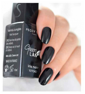Peggy Sage Lakier do Paznokci Green Lak LED 10 ml - Barwa: 107067: Iris Black