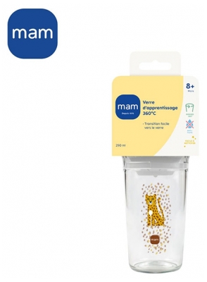 MAM 360° Learn to Drink Cup 290 ml From 8 Months - Colour: Brown