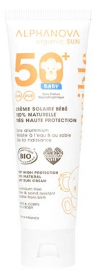 Alphanova Bébé Saules Piens Bio SPF50+ 50 ml