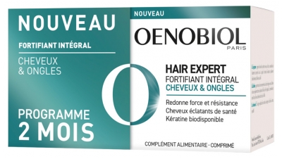 Oenobiol Hair Expert Fortifiant Intégral Lot de 2 x 60 Comprimés