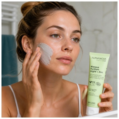Alphanova Thermal Care Perfect + Masque Purifiant Argile + Zinc Bio 50 ml