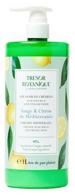 Trésor Botanique kreminė dušo želė su Viduržemio jūros šalavijais ir citrina 1 L