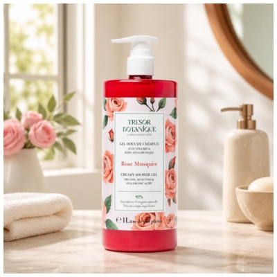 Trésor Botanique Gel Doccia Cremoso Rosa Mosqueta 1 L