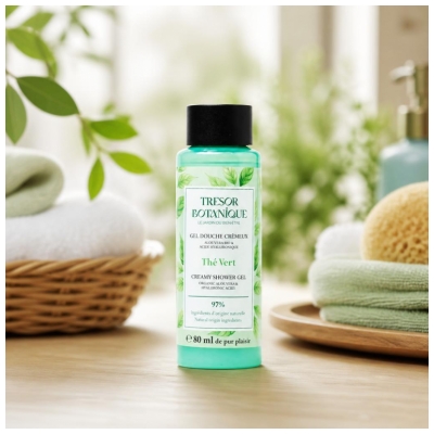 Trésor Botanique Cremiges Duschgel Grüner Tee 80 ml