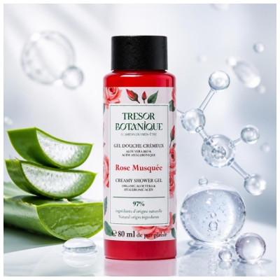 Trésor Botanique Cremiges Duschgel Hagebutte 80 ml