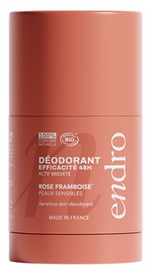 Endro Deodorante Stick 48H Rosa Lampone Biologico 50 g