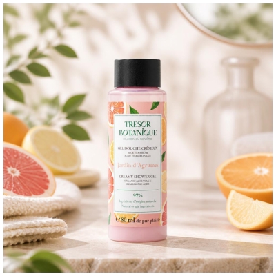 Trésor Botanique Cremiges Duschgel Zitrusgarten 80 ml