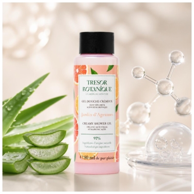 Trésor Botanique Cremiges Duschgel Zitrusgarten 80 ml