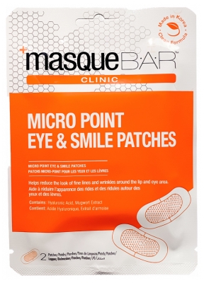 B.A.R Clinic Patchs Micro-Point pour les Yeux et les Lèvres 2 Patchs
