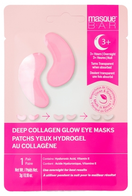 B.A.R Patchs Yeux Hydrogel au Collagène 1 Paire