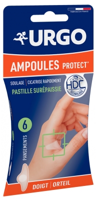 Urgo Finger and Toe Blisters Treatment 6 Smal Size Dressings