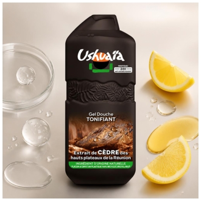 Ushuaïa Tonifiërende Douchegel Ceder Extract 490 ml