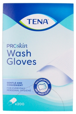 Tena ProSkin Wash Glove 200 Gants de Toilette