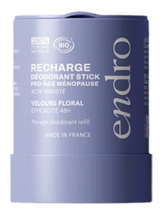 Endro 48H Pro-Age Menopause Floral Velvet Organic Deodorant Stick Refill 50 g