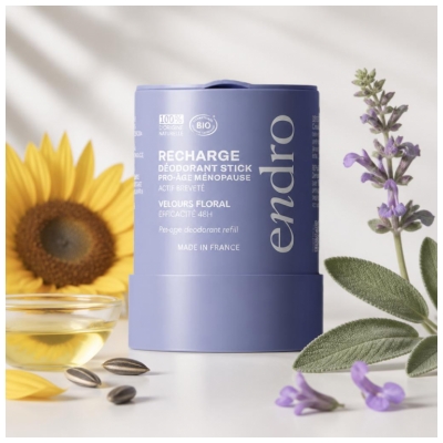 Endro Dezodorant w sztyfcie 48 H Pro-Age Menopauza Velours Floral Wkład Bio 50 g