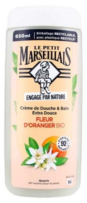 Le Petit Marseillais Cremă de Duș Extra Delicată Floare de Portocal Bio 650 ml