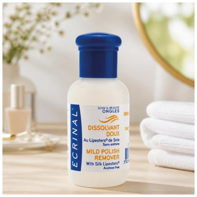 Ecrinal Quitaesmalte Suave con Lipesters de Seda 60 ml