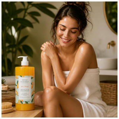 Trésor Botanique Crème de Douche Ultra Hydratante Juicy Mango 1 L