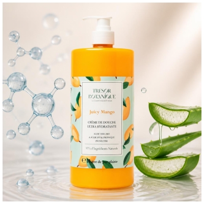„Trésor Botanique“ itin drėkinantis dušo kremas „Juicy Mango“ 1 L