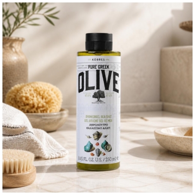 Korres Olive Sea Salt Shower Gel 250 ml