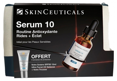 SkinCeuticals Prevent Serums 10 30 ml + Protect Ultra Facial UV Defense Sauļošanās Krēms SPF50 15 ml Dāvana