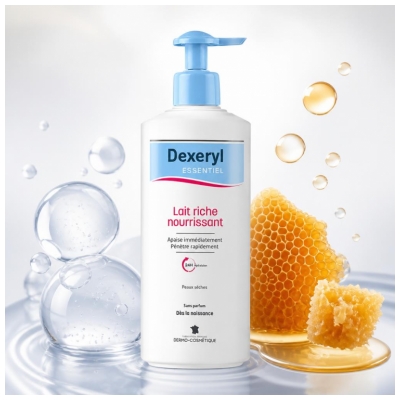 Pierre Fabre Health Care Dexeryl Essentiel Bohaté vyživující mléko 500 ml