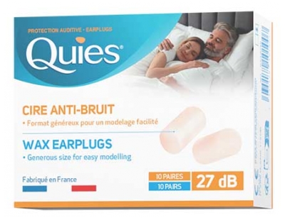 Quies Protezione Acustica in Cera Antirumore 10 Paia