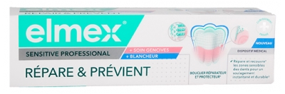 Elmex Sensitive Professional Répare & Prévient + Soin Gencives + Blancheur 75 ml
