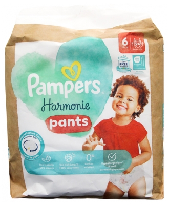 Pampers Harmonie Pants 24 Luiers Maat 6 Gerecycleerde Verpakking (15 kg en +)