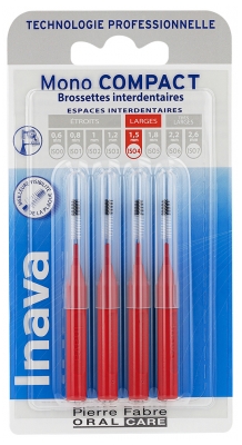 Inava Mono Compact 4 Tandenborstels - Maat: ISO4 1,5 mm