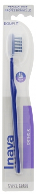 Inava Ortho-X Zachte Tandenborstel 20/100 - Kleur: Donker paars