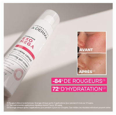 A-DERMA Exomega Control Gel-Crème Calmant Visage 40 ml