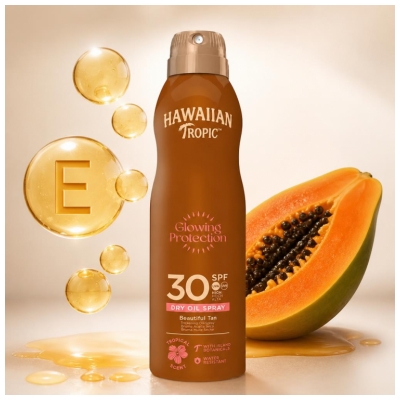 Hawaiian Tropic Protective Mist Dry Oil SPF30 180 ml
