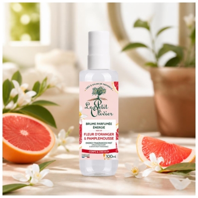 Le Petit Olivier Parfumeret Mist Energi Appelsinblomst & Grapefrugt 100 ml