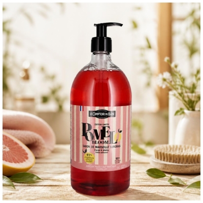 Le Comptoir du Bain Savon de Marseille Surgras Pomelo Bloom 1 L