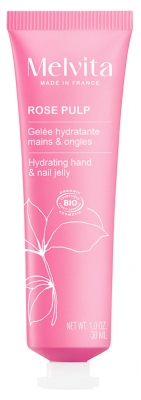 Melvita Pulpe de Rose ekologiška drėkinamoji rankų ir nagų želė 30 ml