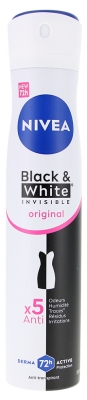 Nivea Blanco y Negro Invisible 72H Desodorante Antitranspirante Spray 200 ml