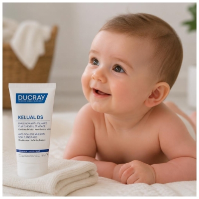 Ducray Kelual Keratoreducing Emulsion Infant Cradle Cap Scaly Skin Infants Babies 50ml