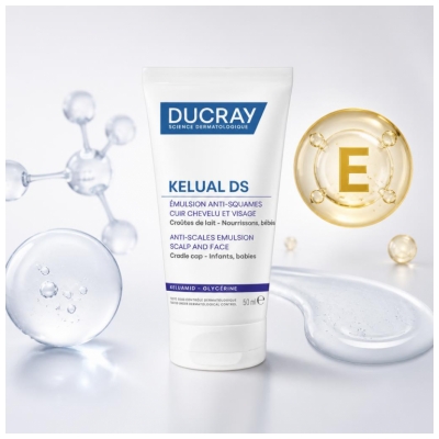 Ducray Kelual Keratoreducing Emulsion Infant Cradle Cap Scaly Skin Infants Babies 50ml