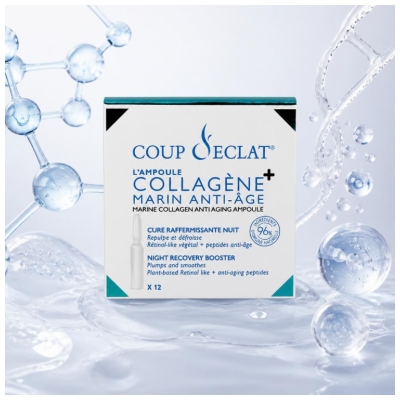 Coup d'Éclat 12 Kolagen Morski i Peptydy Anti-Aging Ampułki