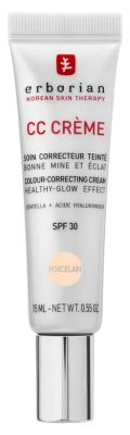 Erborian CC krema s Centello SPF30 15 ml - Odtenek: Porcelan